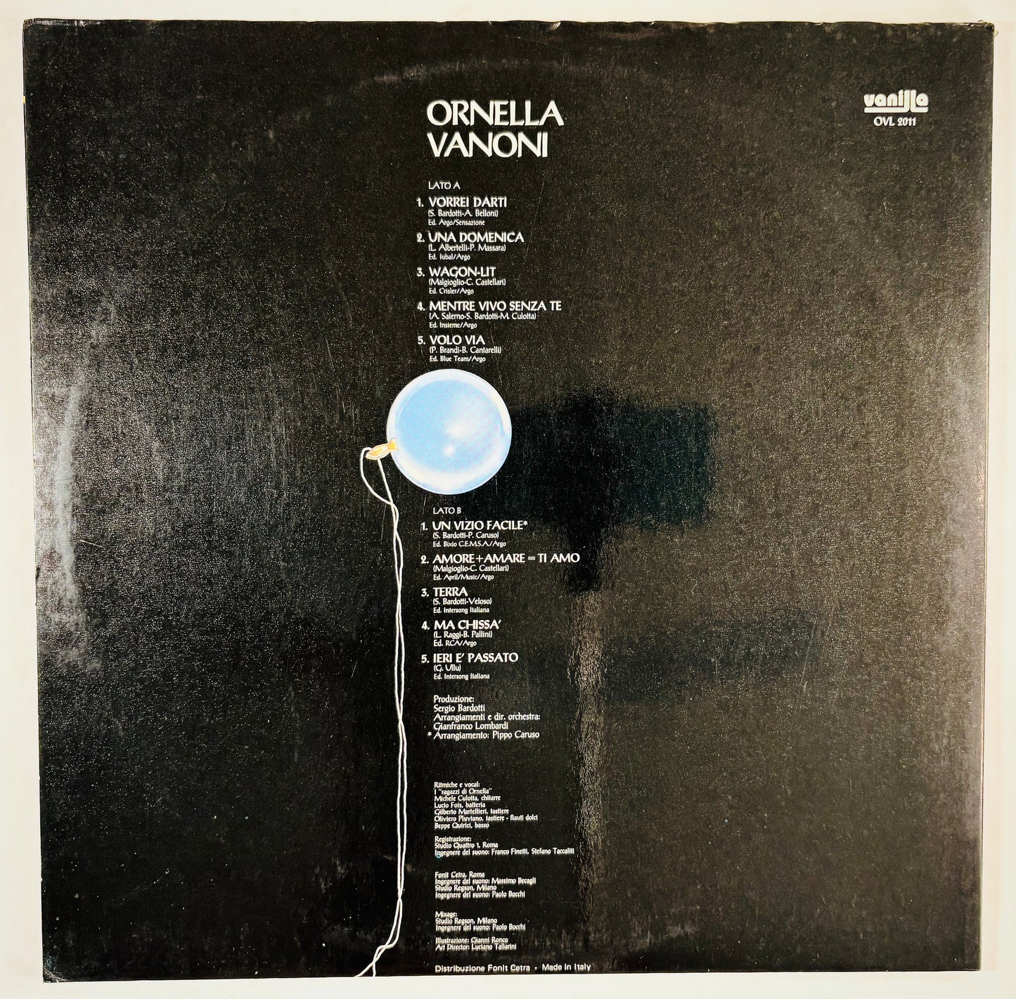 ORNELLA VANONI - Vanoni - Vinile Nero (1978)