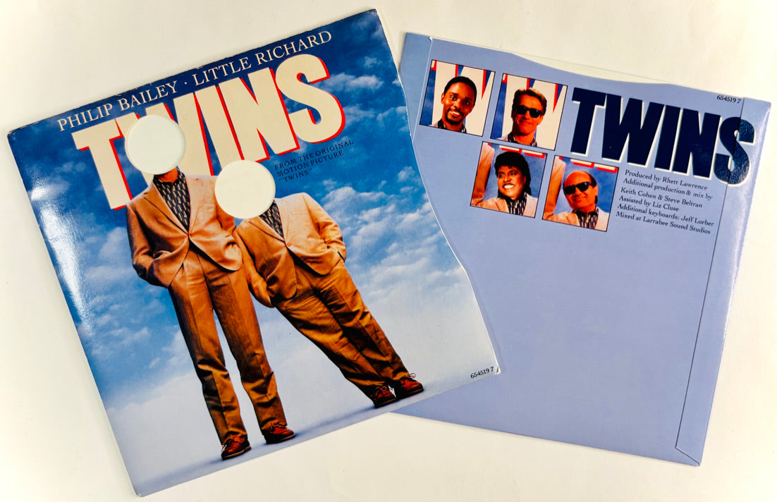 PHILIP BAILEY / LITTLE RICHARD - Twins - Vinile Nero (45rpm UK)
