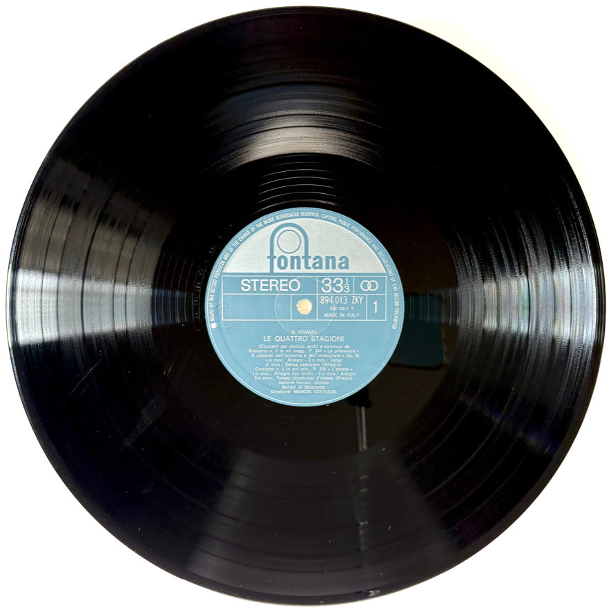 ASTORRE FERRARI / MARCEL COURAUD - Vivaldi (Le Quattro Stagioni) - Vinile Nero