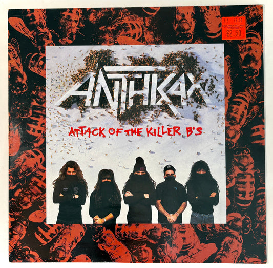 ANTHRAX - Attack of the Killer b’s - Vinile Nero (Black Vinyl) (UK 1991)