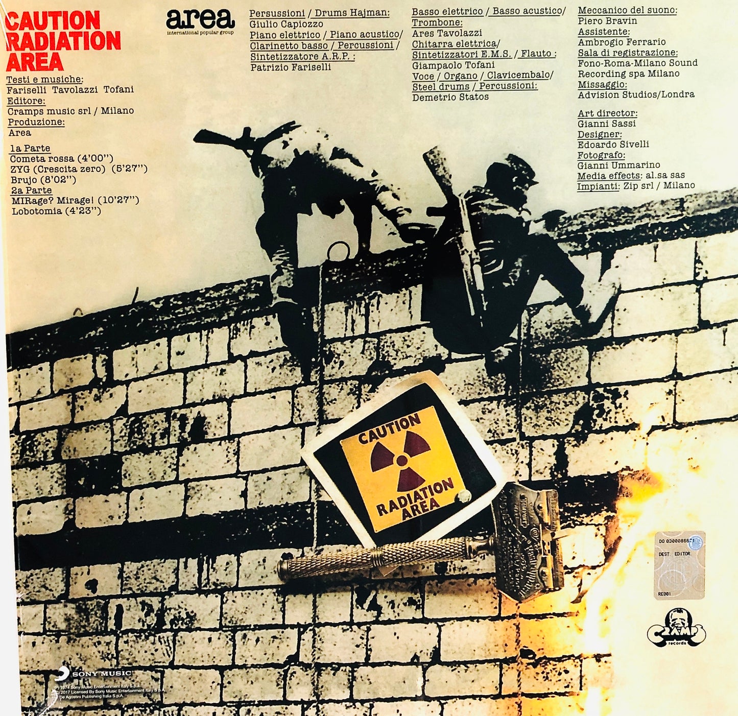 AREA - Caution Radiation Area - Vinile Nero