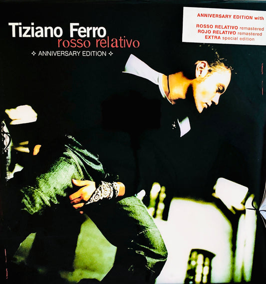 TIZIANO FERRO - Rosso Relativo (20° Anniversario) - Cofanetto Deluxe (3 LPs)