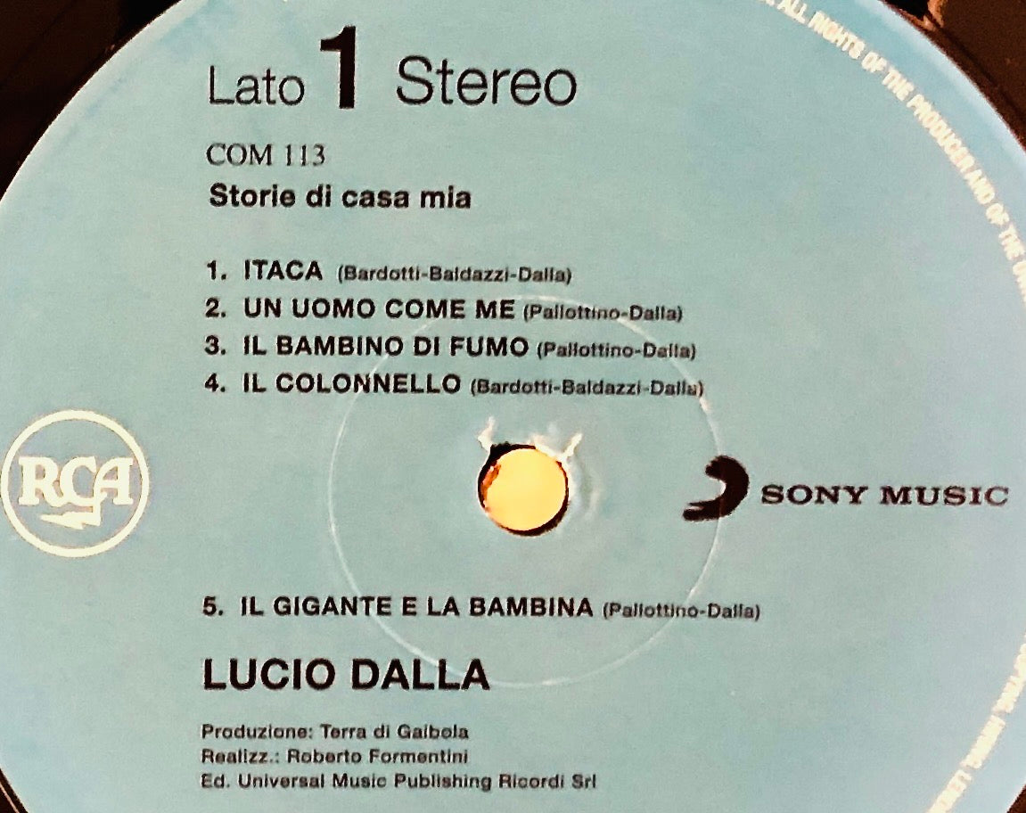 LUCIO DALLA Storie Di Casa Mia - disco vinile - Musica e Film In vendita a  Milano