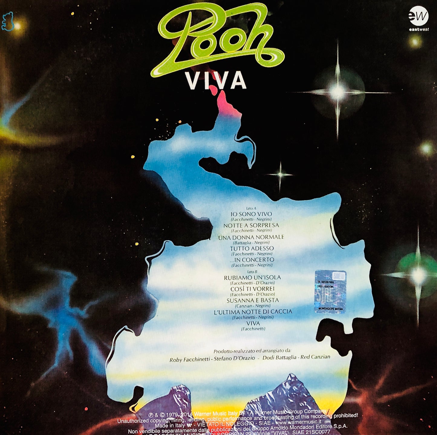 POOH - VIVA - Vinile Nero (Black Vinyl)