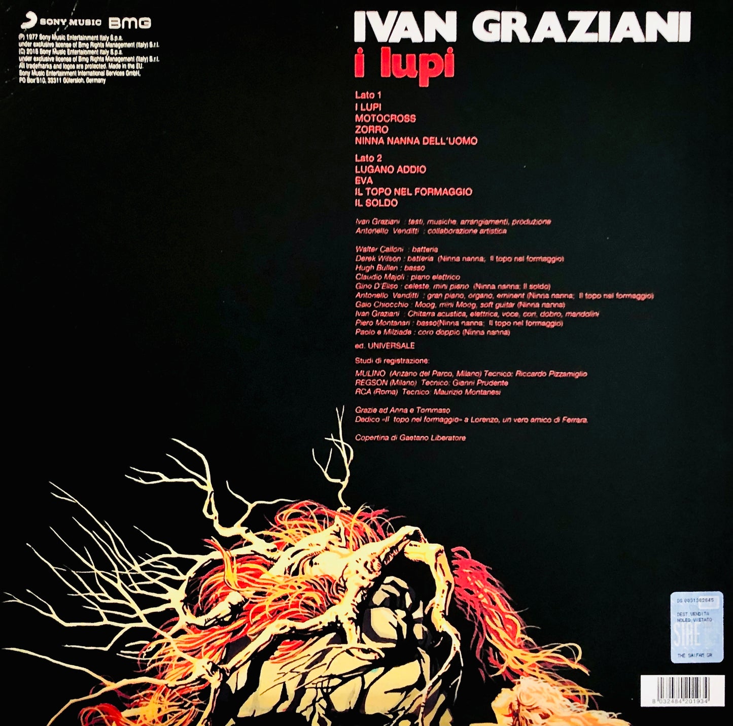 IVAN GRAZIANI - i lupi - Vinile Nero (Black Vinyl)