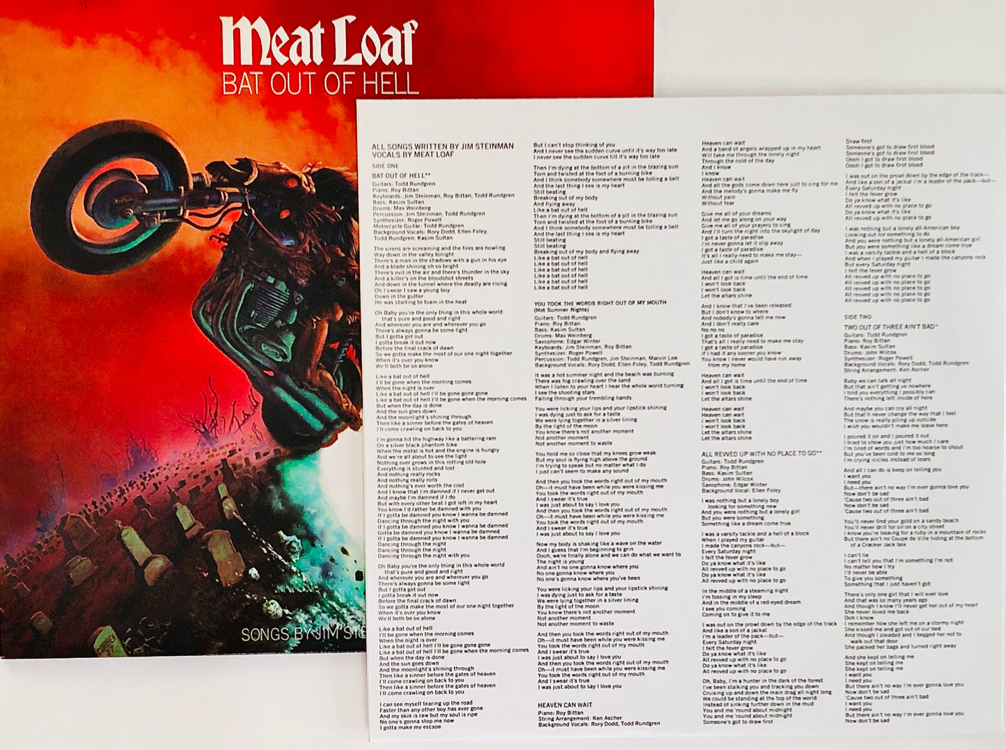 MEAT LOAF - Bat out of Hell - Vinile Nero (Black Vinyl)