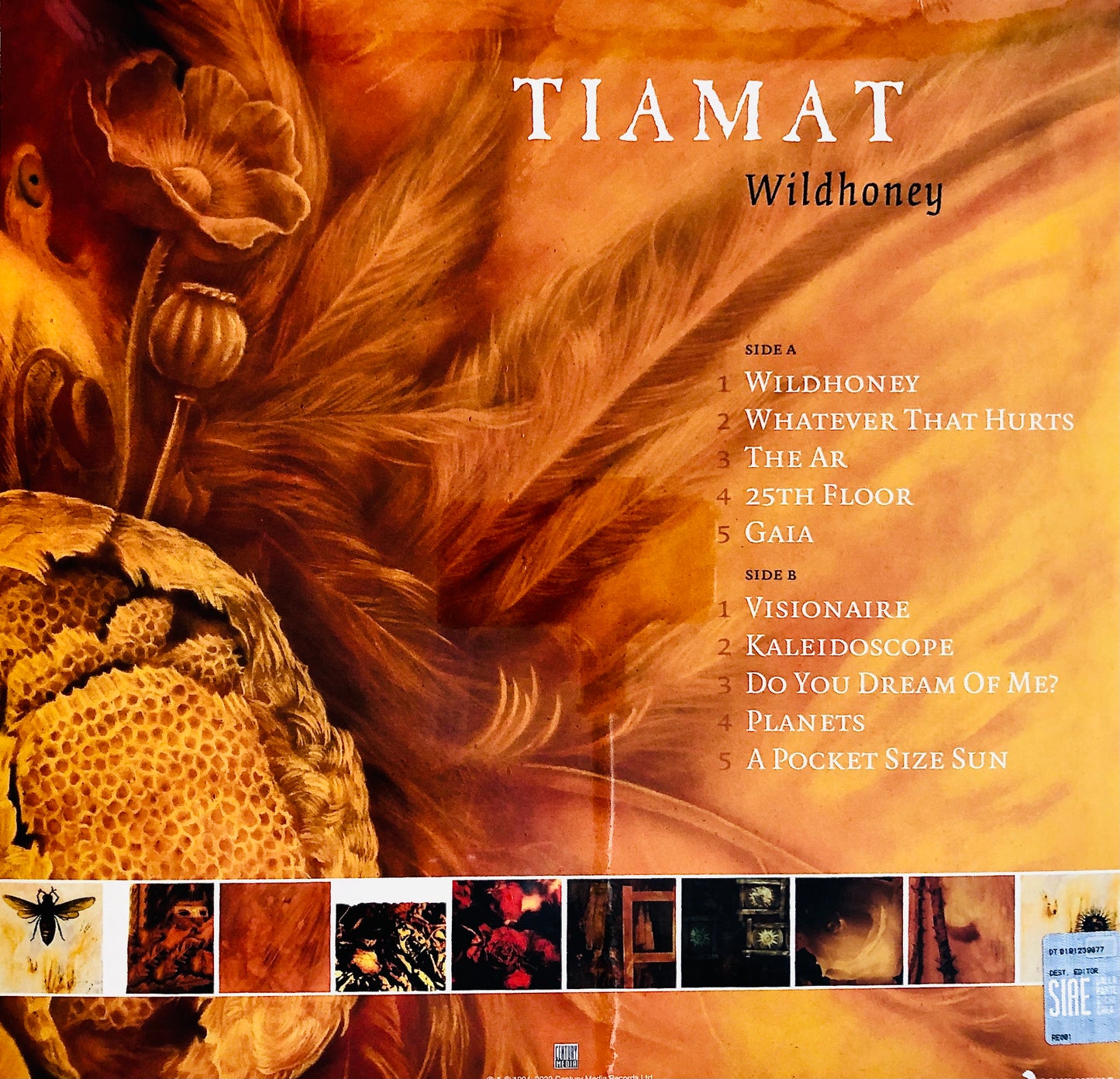 TIAMAT - Wildhoney - Vinile Nero (Black Vinyl)