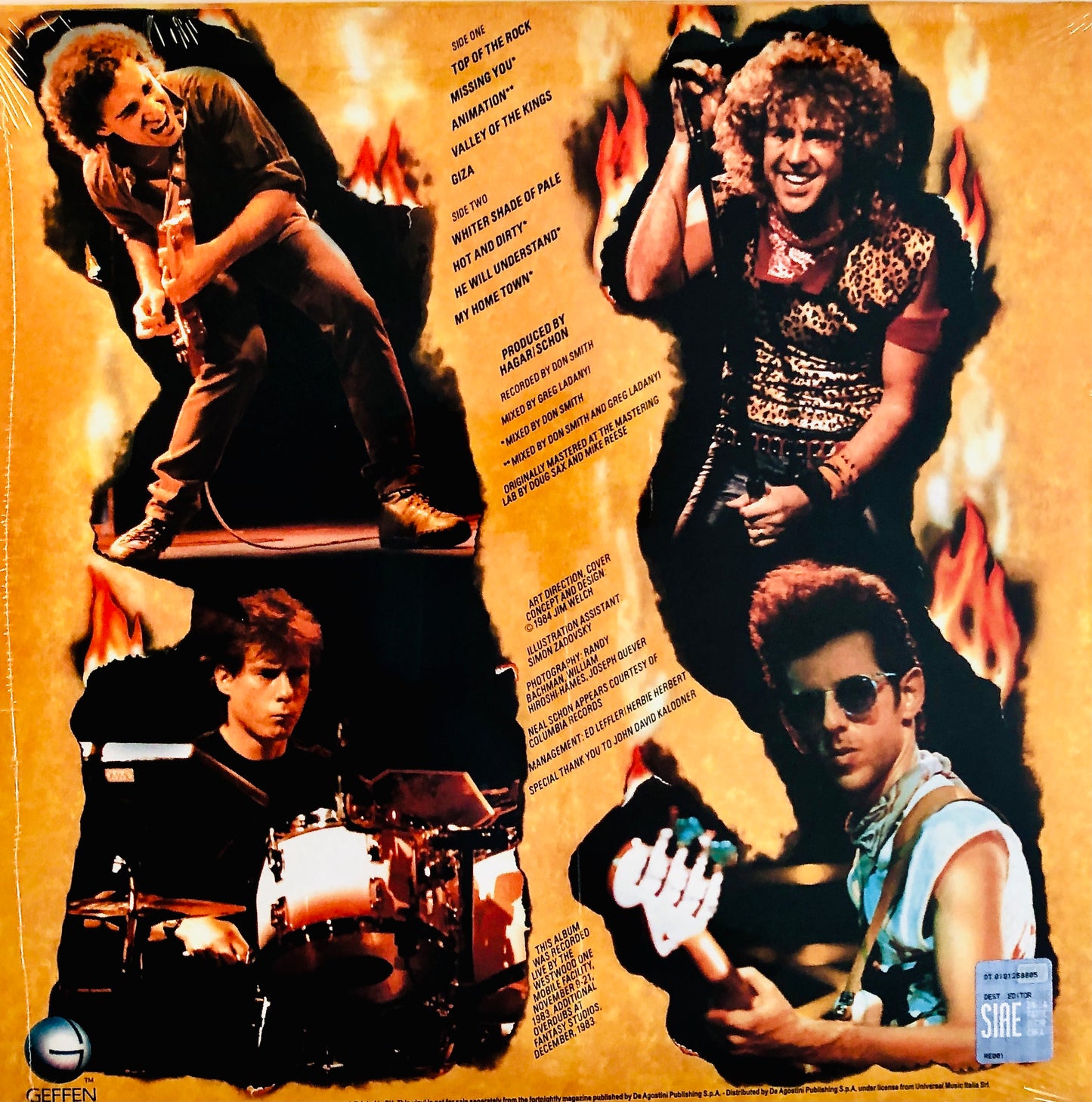 HSAS (Hagar, Schon, Aaronson, Shrieve) - Through the Fire - Vinile Nero (Black Vinyl)