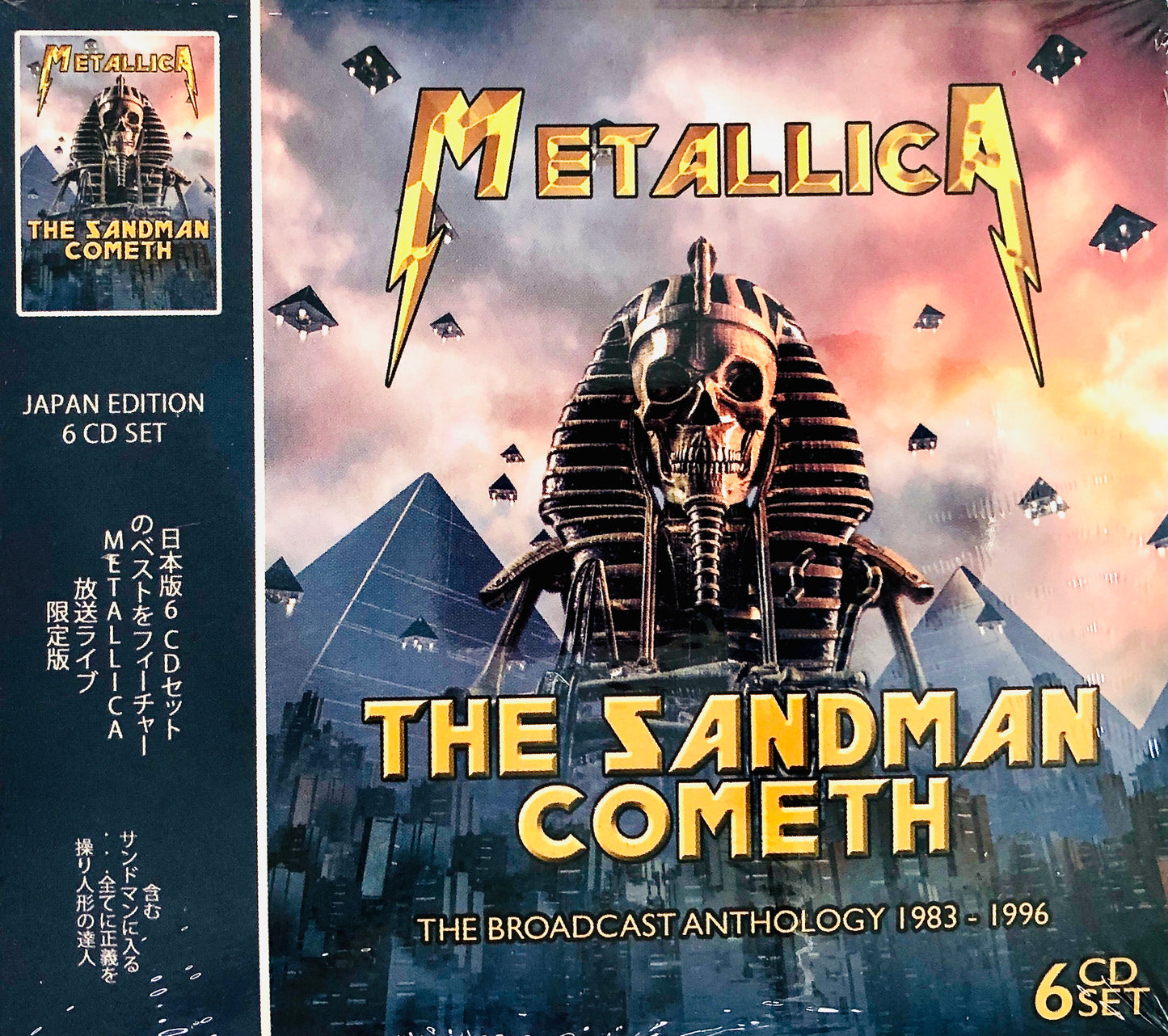 METALLICA - The Sandman Cometh (The Broadcast Anthology 1983-1996) - N° 6 CD Set (Japan Edition)