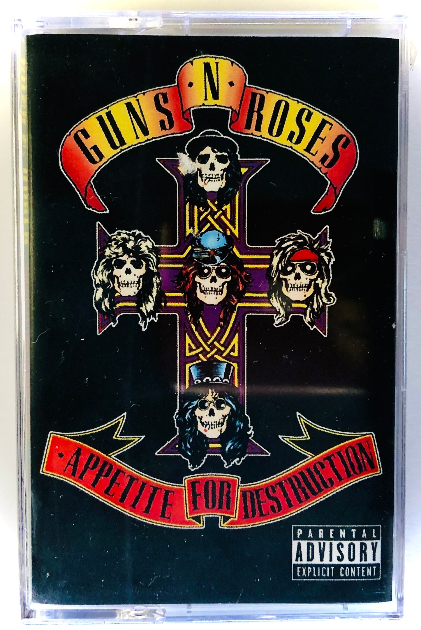 GUNS N’ ROSES - Appetite for Destruction - Musicassetta Viola Trasparente (Clear Purple MC)