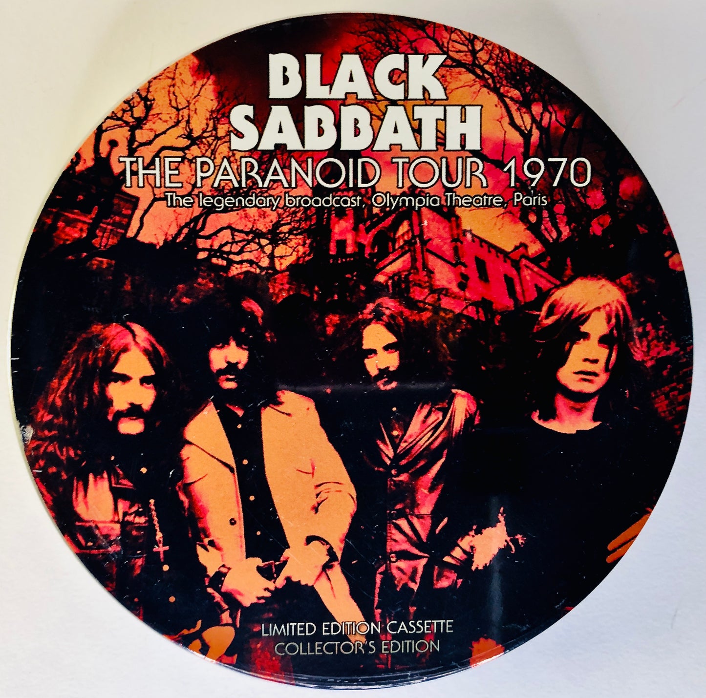 BLACK SABBATH - The Paranoid Tour 1970 - Musicassetta Fotografica (Picture MC)