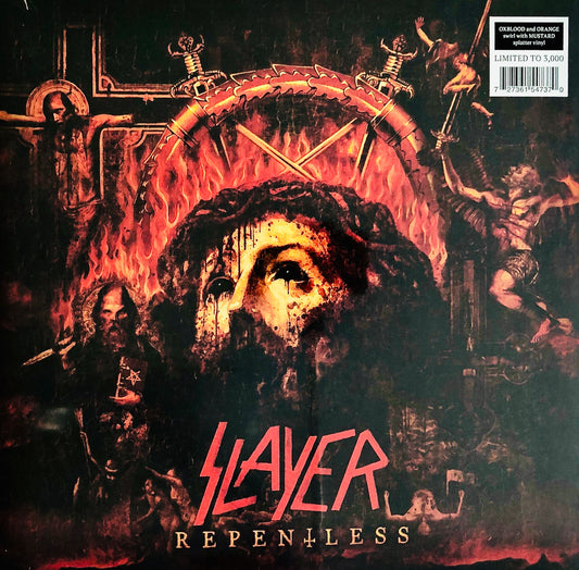 SLAYER - Repentless - Vinile Rosso / Arancio / Nero Splatter (Ed. Lim. 3000 copie)