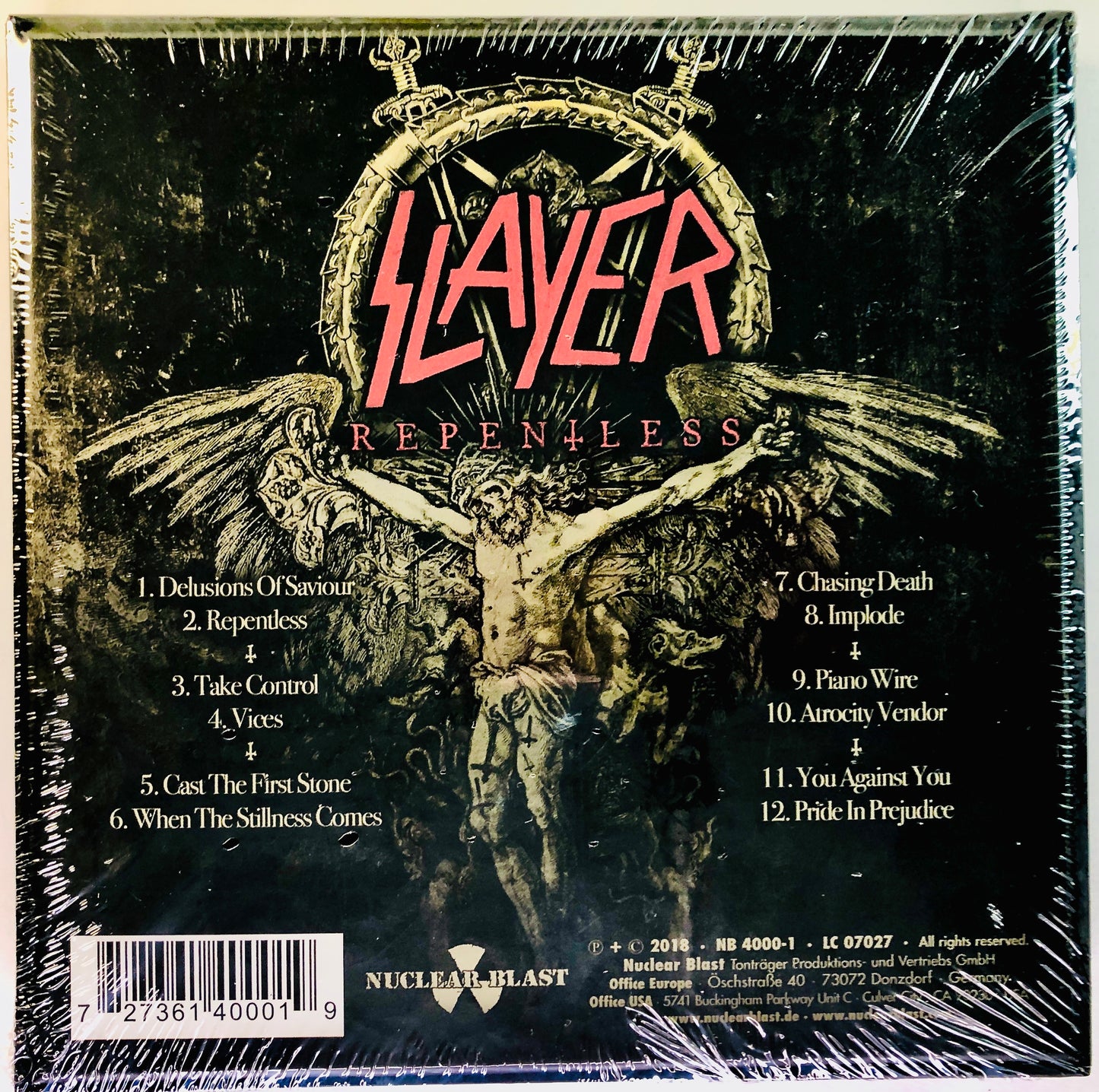 SLAYER - Repentless - Cofanetto Deluxe n° 6 x 45rpm Vinile Nero