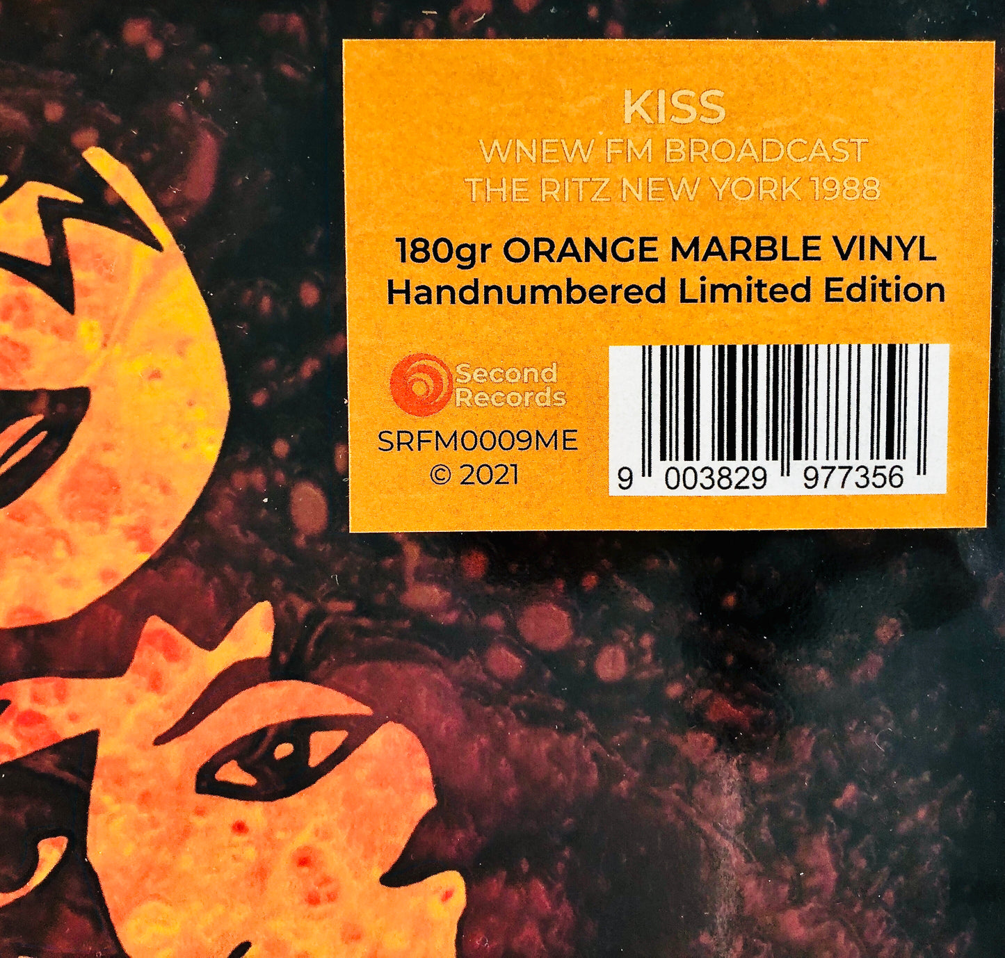 KISS - KISS ’88 (The Classic American Live Radio Broadcast Collection) - Vinile Arancione Marmorizzato Trasparente