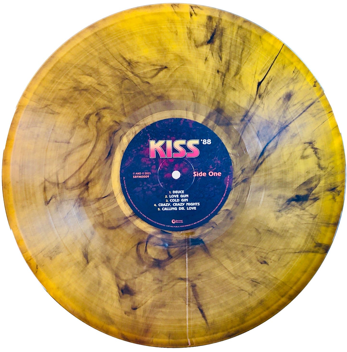 KISS - KISS ’88 (The Classic American Live Radio Broadcast Collection) - Vinile Arancione Marmorizzato Trasparente