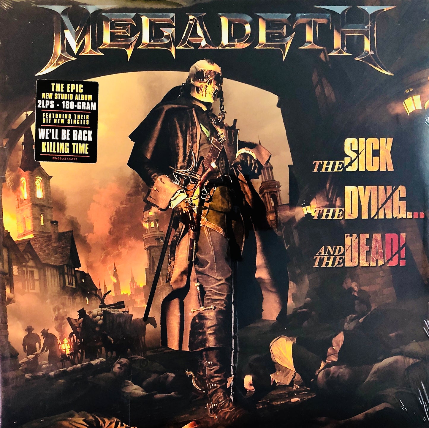 MEGADETH - the Sick the Dying…and the Dead! - Doppio Vinile Nero