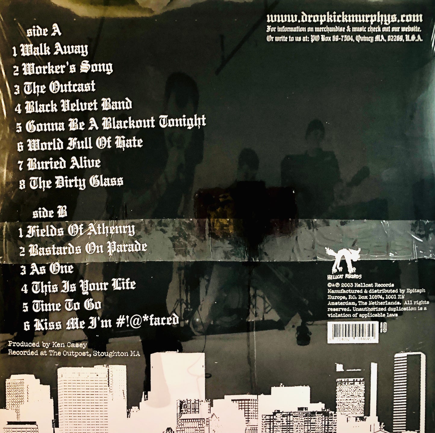 DROPKICK MURPHYS - Blackout - Vinile Bianco Solido (Solid White Vinyl) (2022)