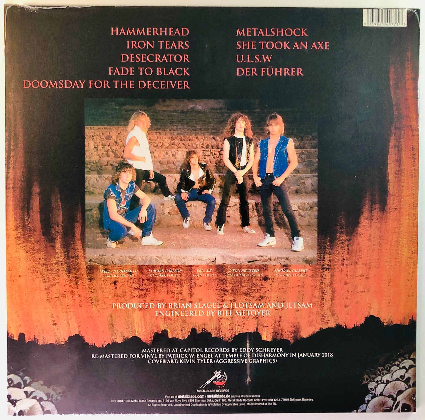 FLOTSAM AND JETSAM - Doomsday for the Deceiver - Vinile Nero (Black Vinyl)