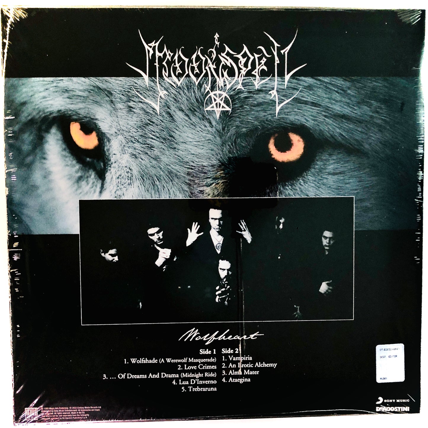 MOONSPELL - Wolfheart - Vinile Nero (Black Vinyl) (2023)
