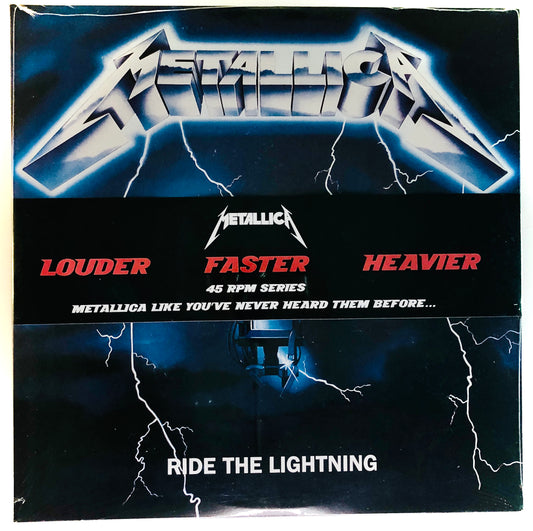 METALLICA -Ride the Lightning- Doppio Vinile Nero (Metallica 45rpm Series Universal, 2008)