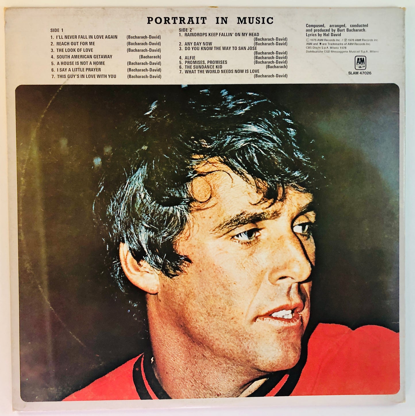 BURT BACHARACH - Portrait in music - Vinile Nero (Black Vinyl)