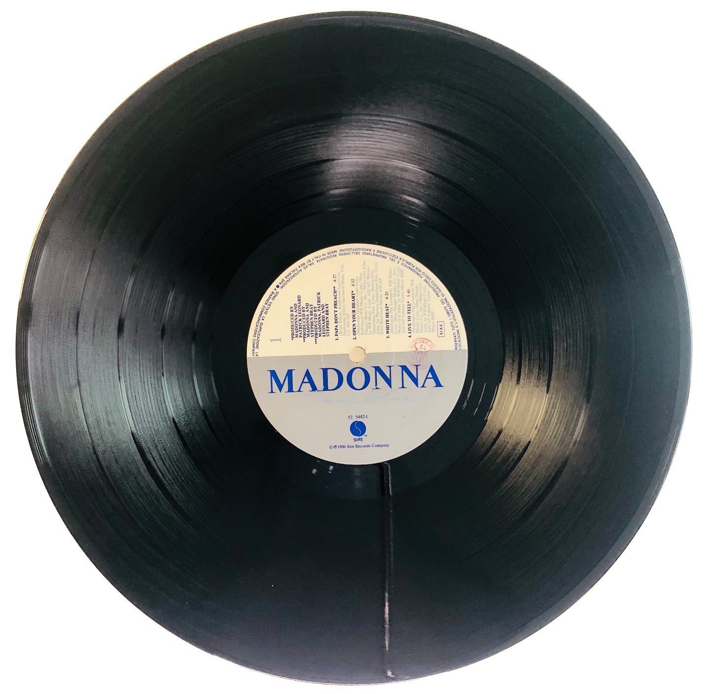 MADONNA - True Blue - Vinile Nero (Black Vinyl)