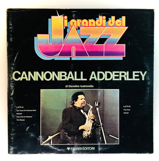 CANNONBALL ADDERLEY - I grandi del Jazz - Vinile Nero (Black Vinyl)