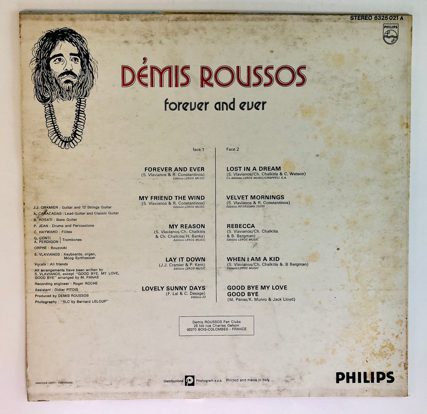 DEMIS ROUSSOS - Forever and ever - Vinile Nero (Black Vinyl)