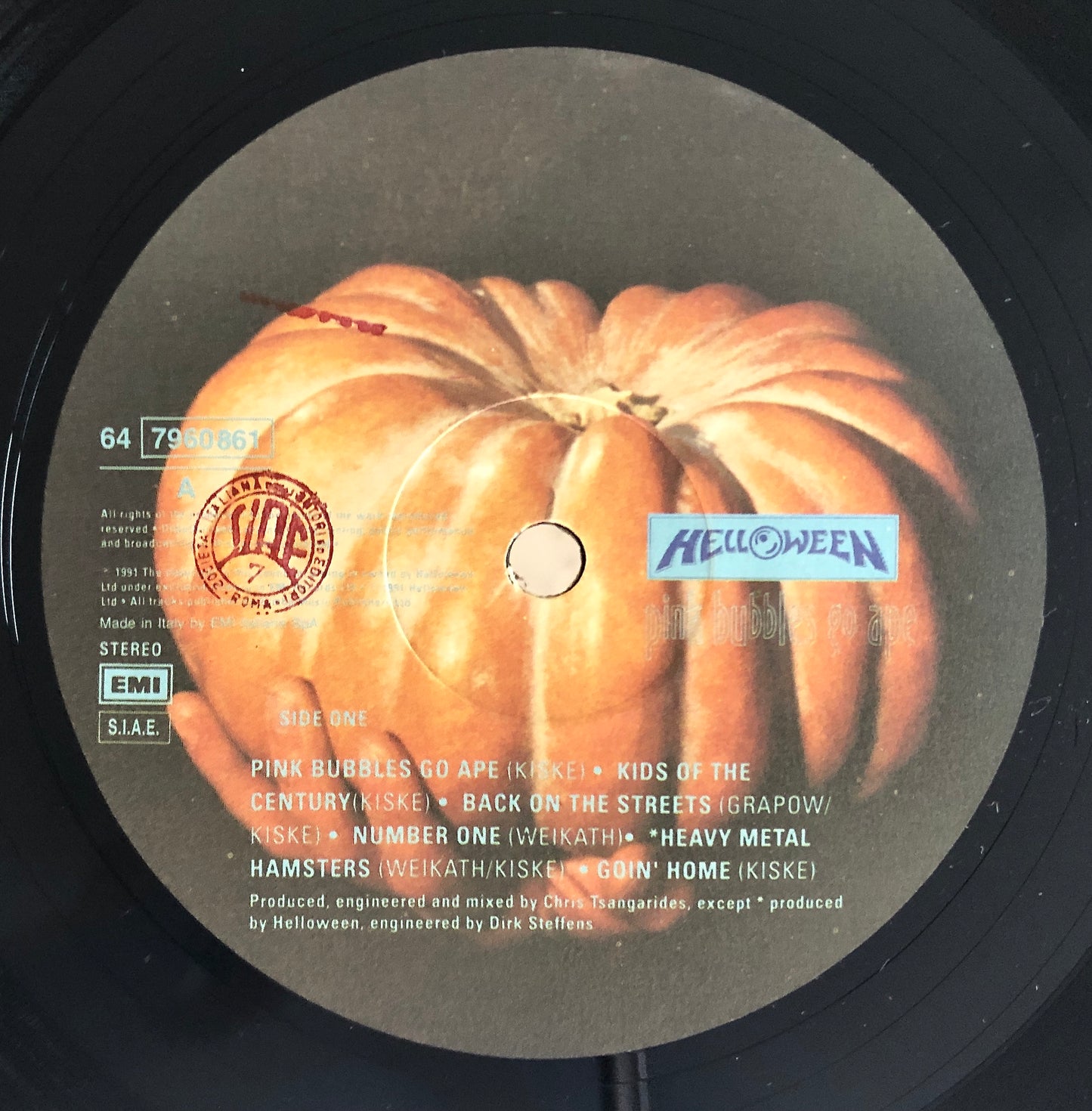 HELLOWEEN - Pink Bubbles go ape - Vinile Nero (Black Vinyl) (EMI 1991)