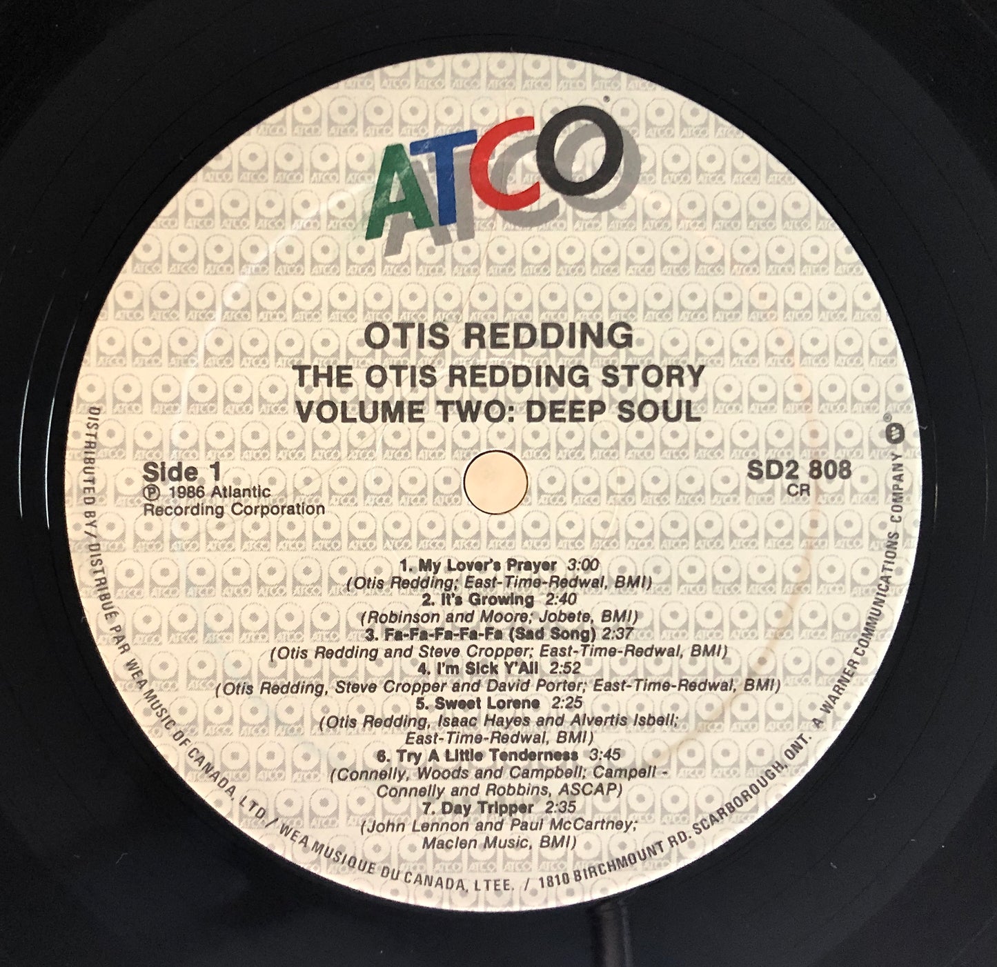 OTIS REDDING - The Otis Redding Story Volume Two: Deep Soul - Doppio Vinile Nero