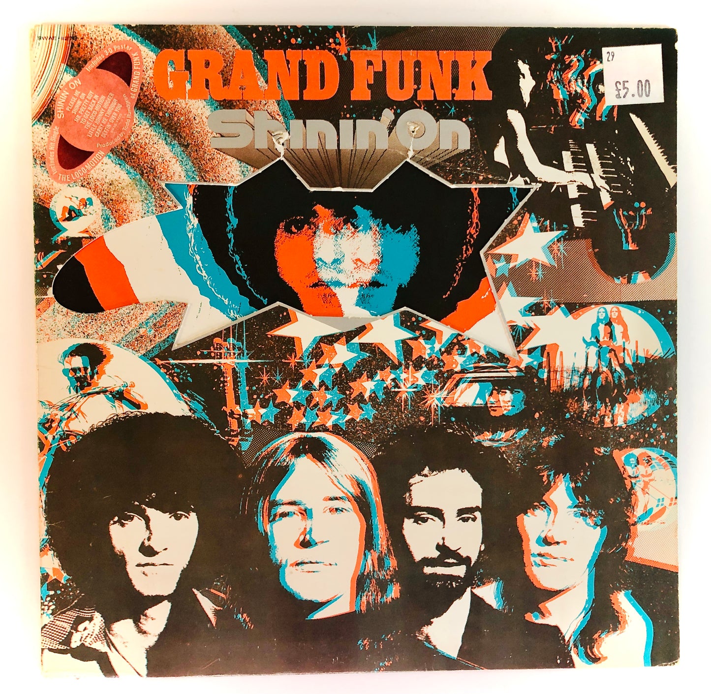 GRAND FUNK RAILROAD - Shinin’On - Vinile Nero (Black Vinyl)