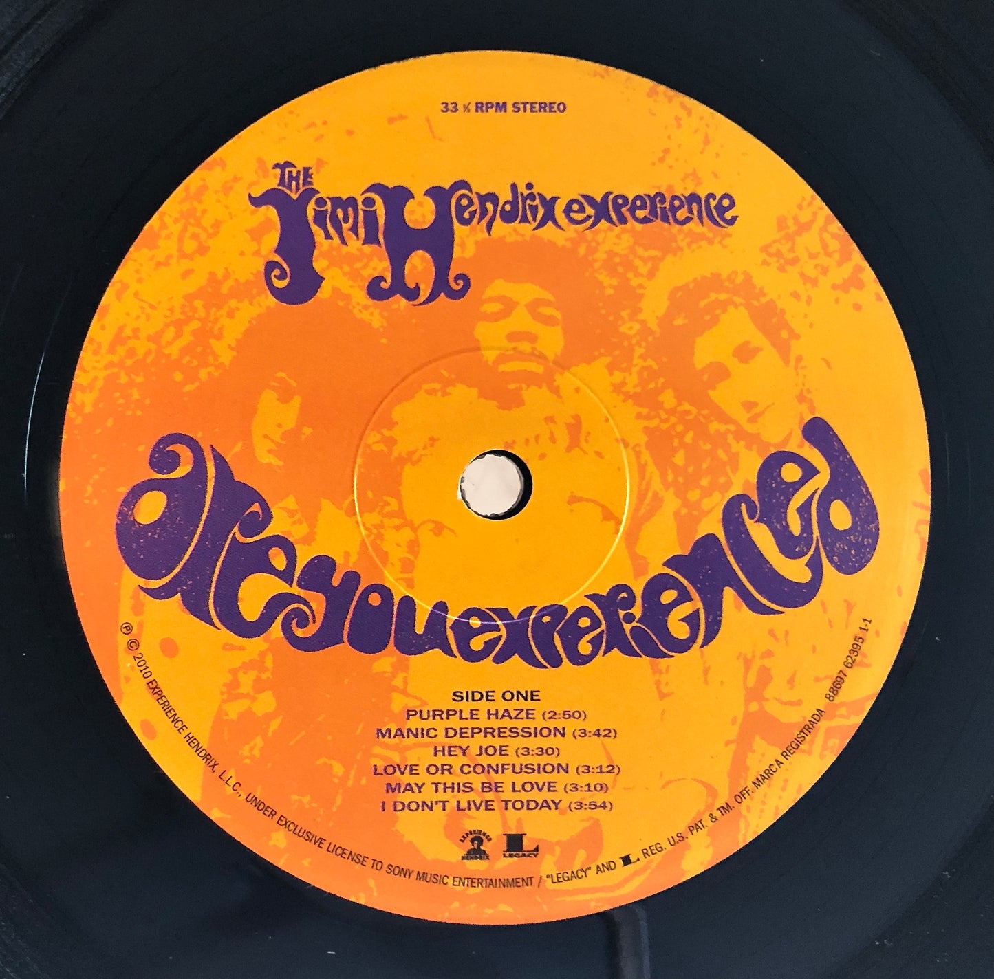 THE JIMI HENDRIX EXPERIENCE - Are you experienced - Vinile Nero Audiofilo (2010)