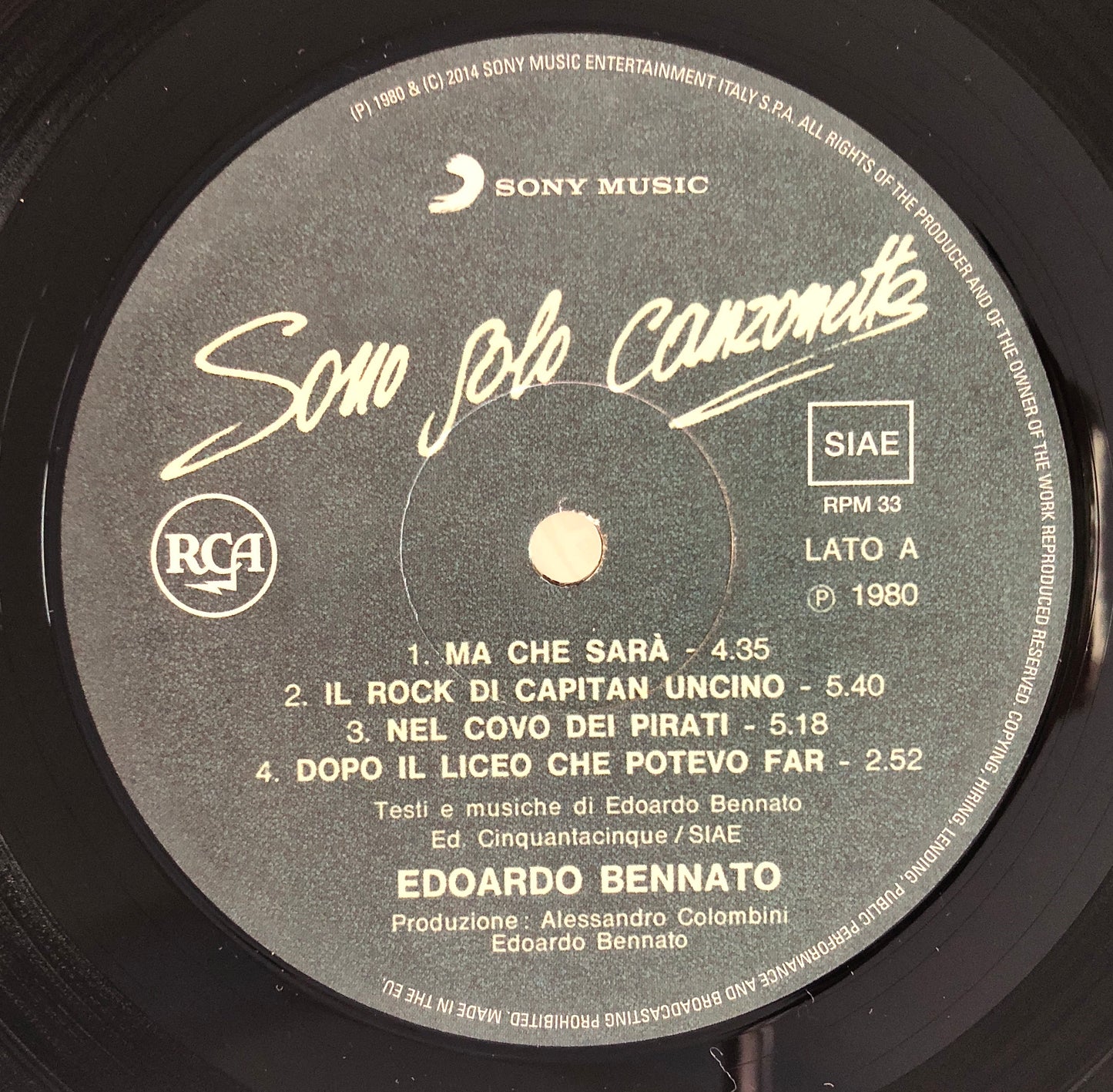 EDOARDO BENNATO - Sono solo canzonette - Vinile Nero (Black Vinyl)