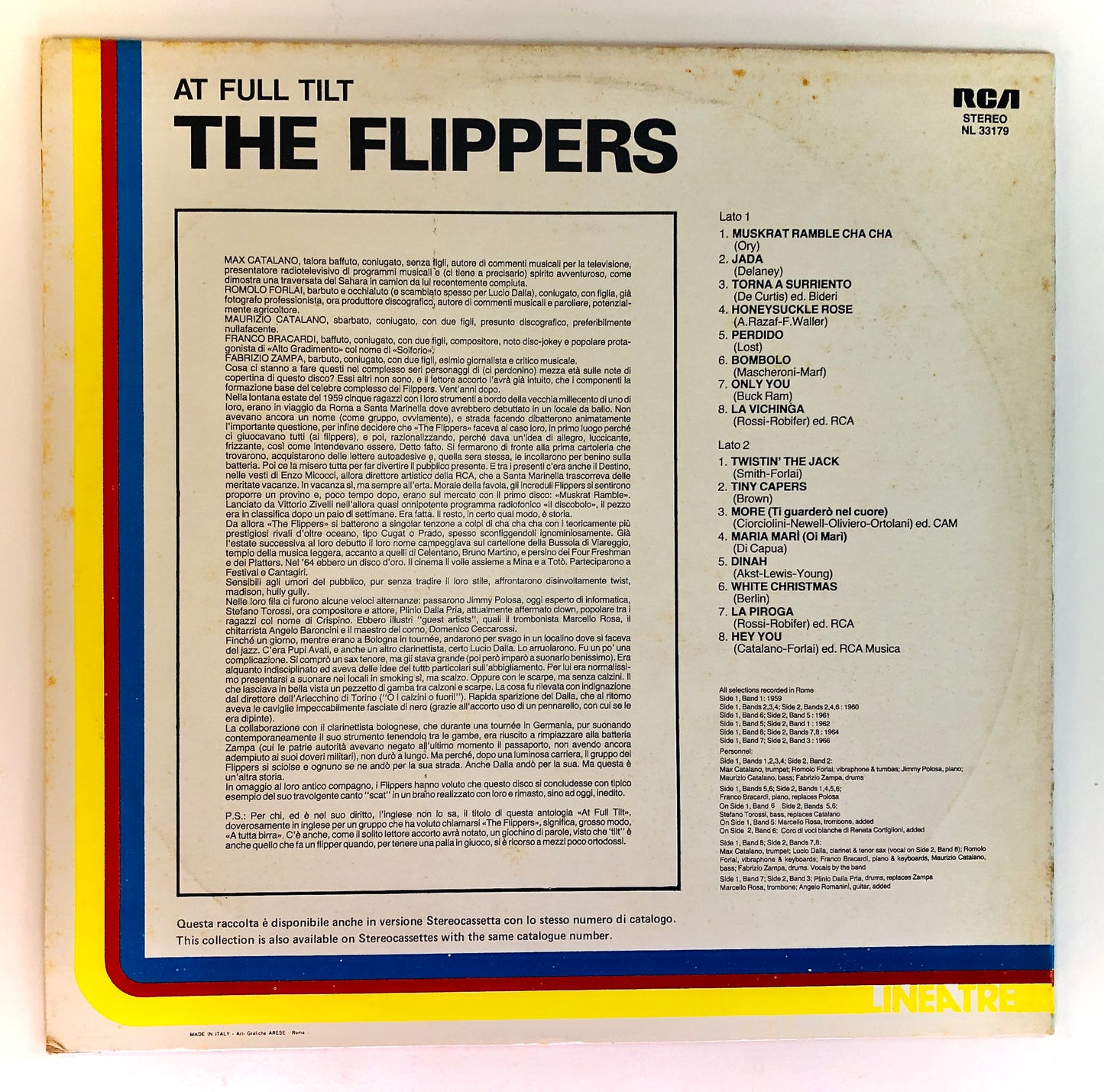 THE FLIPPERS - At full tilt - Vinile Nero (Black Vinyl)