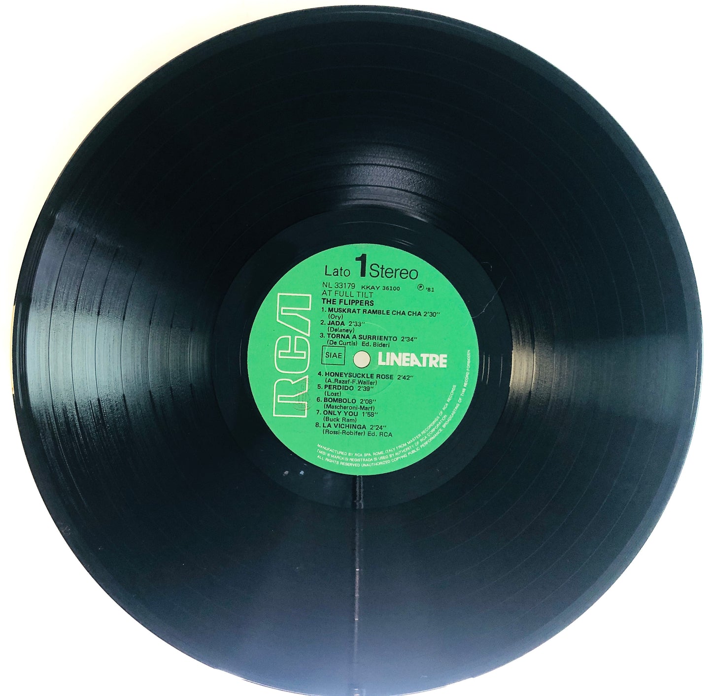 THE FLIPPERS - At full tilt - Vinile Nero (Black Vinyl)