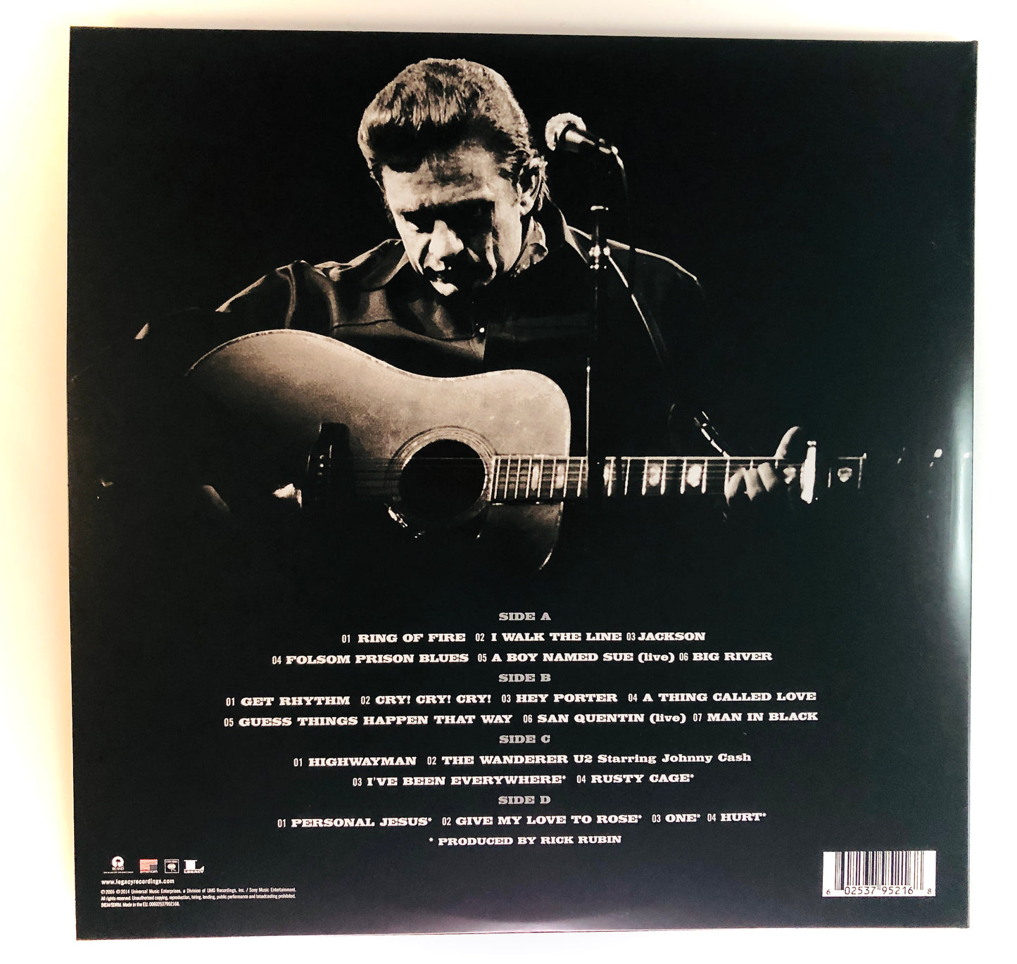 JOHNNY CASH - The Legend of Johnny Cash - Doppio Vinile Nero (Black Double Vinyl) ( Island Records  2014)
