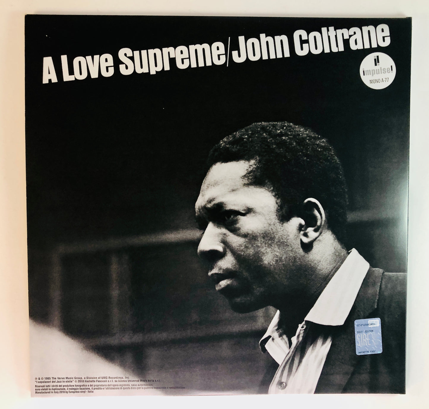 JOHN COLTRANE - A Love Supreme - Vinile Nero (Black Vinyl)