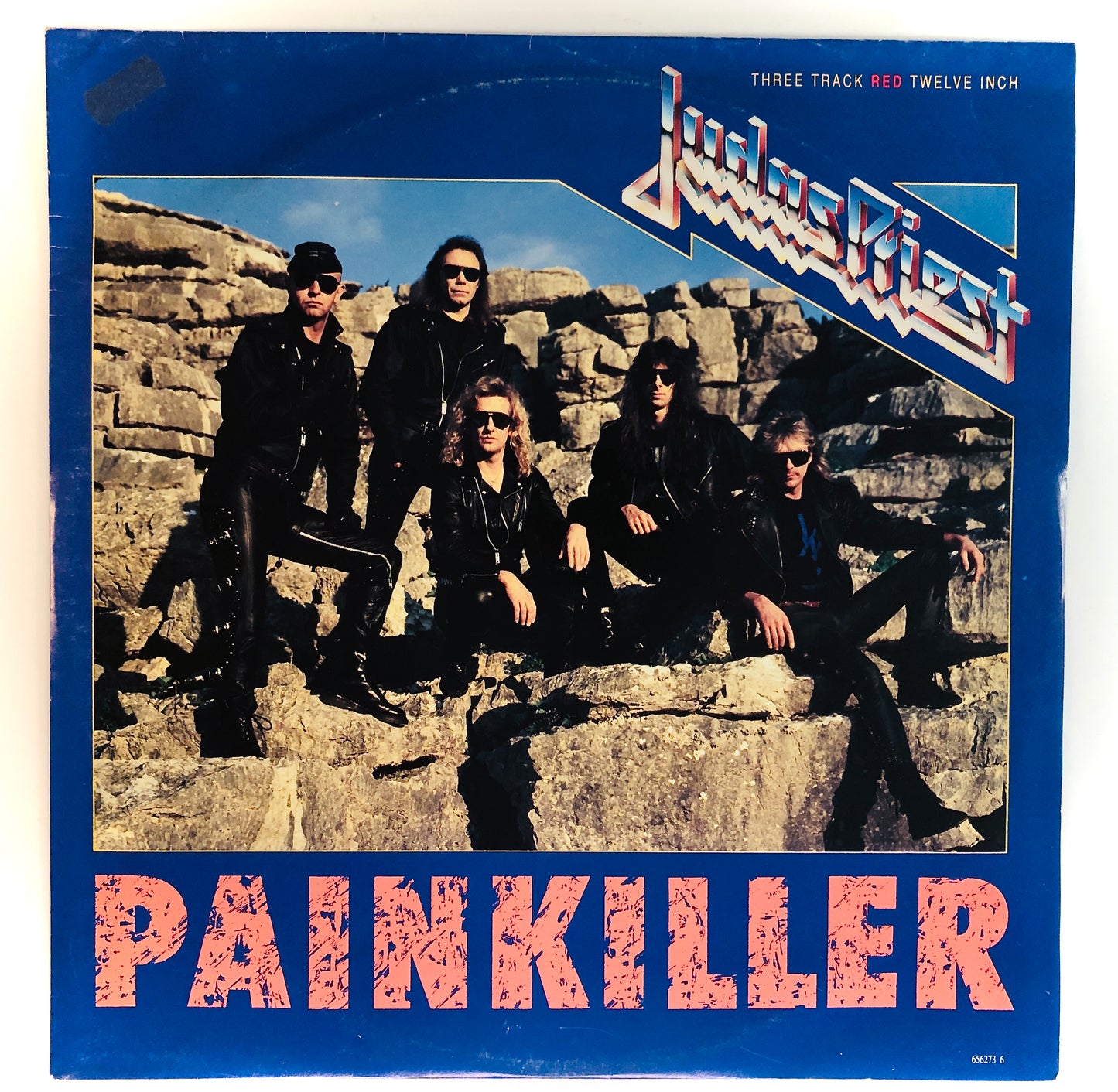 JUDAS PRIEST - Painkiller - Vinile Rosso Trasparente (CBS UK 1990)