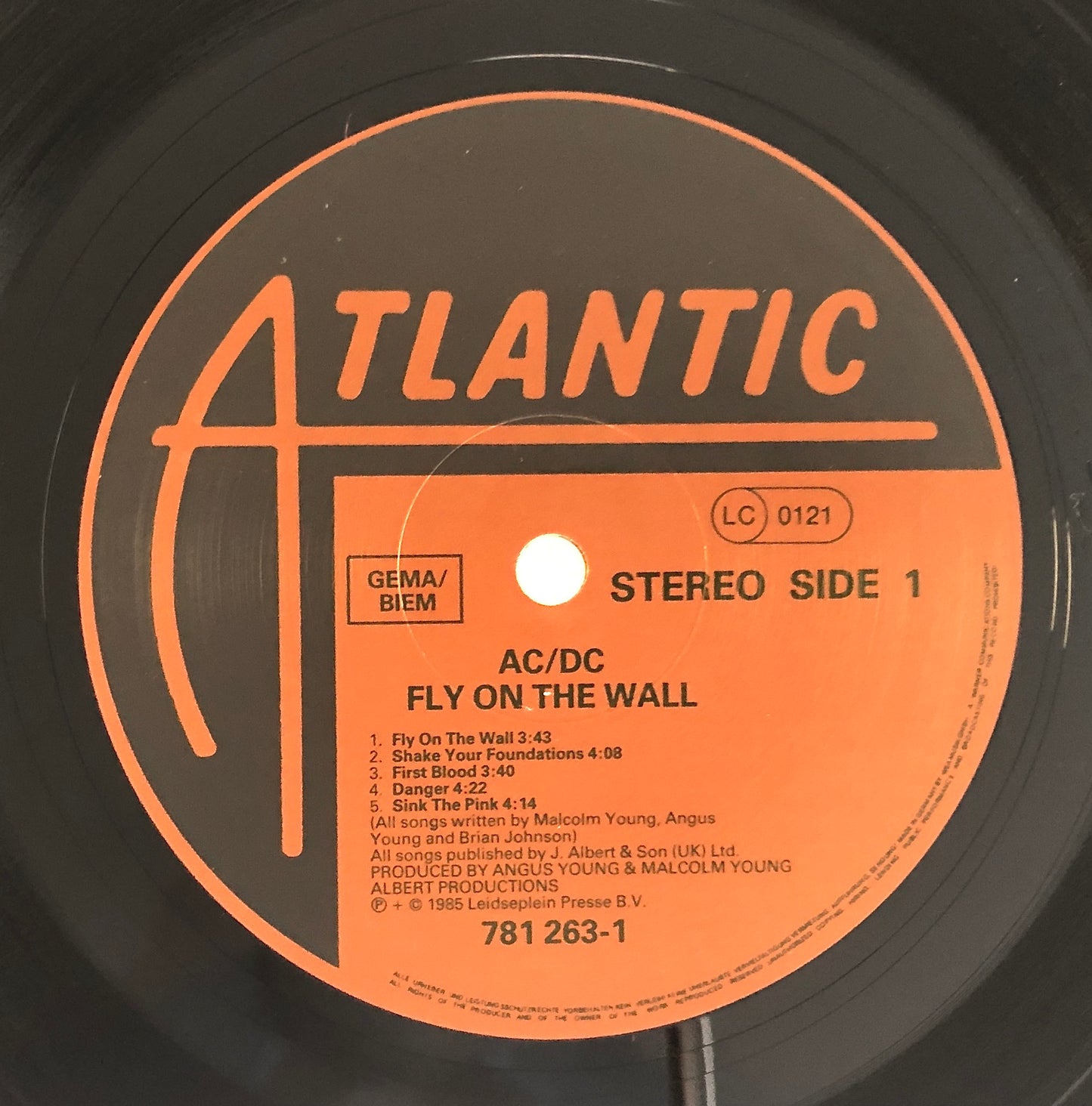 AC DC -Fly on the Wall- Vinile Nero (Black Vinyl)