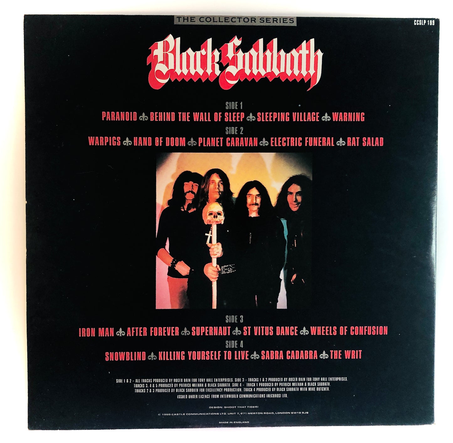 BLACK SABBATH -The Collection (The Collector Series)- Doppio Vinile Nero (2LPs)