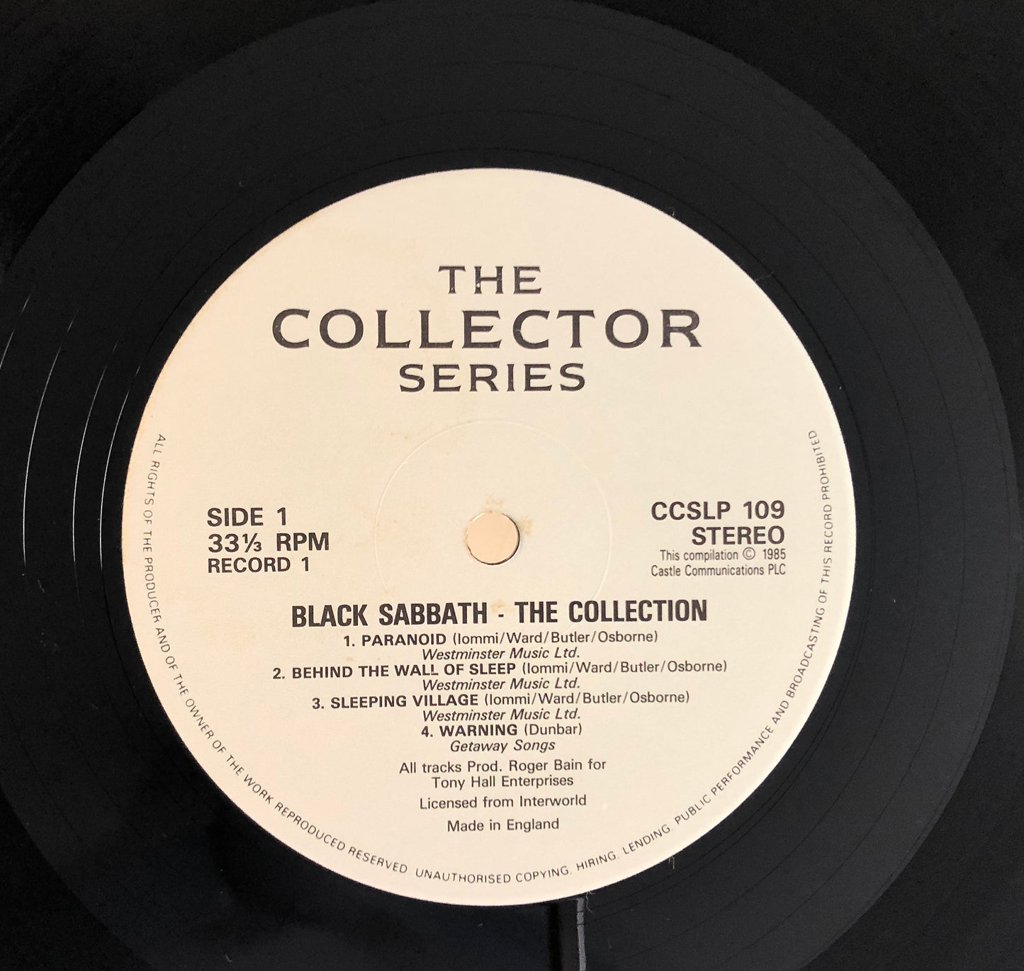 BLACK SABBATH -The Collection (The Collector Series)- Doppio Vinile Nero (2LPs)