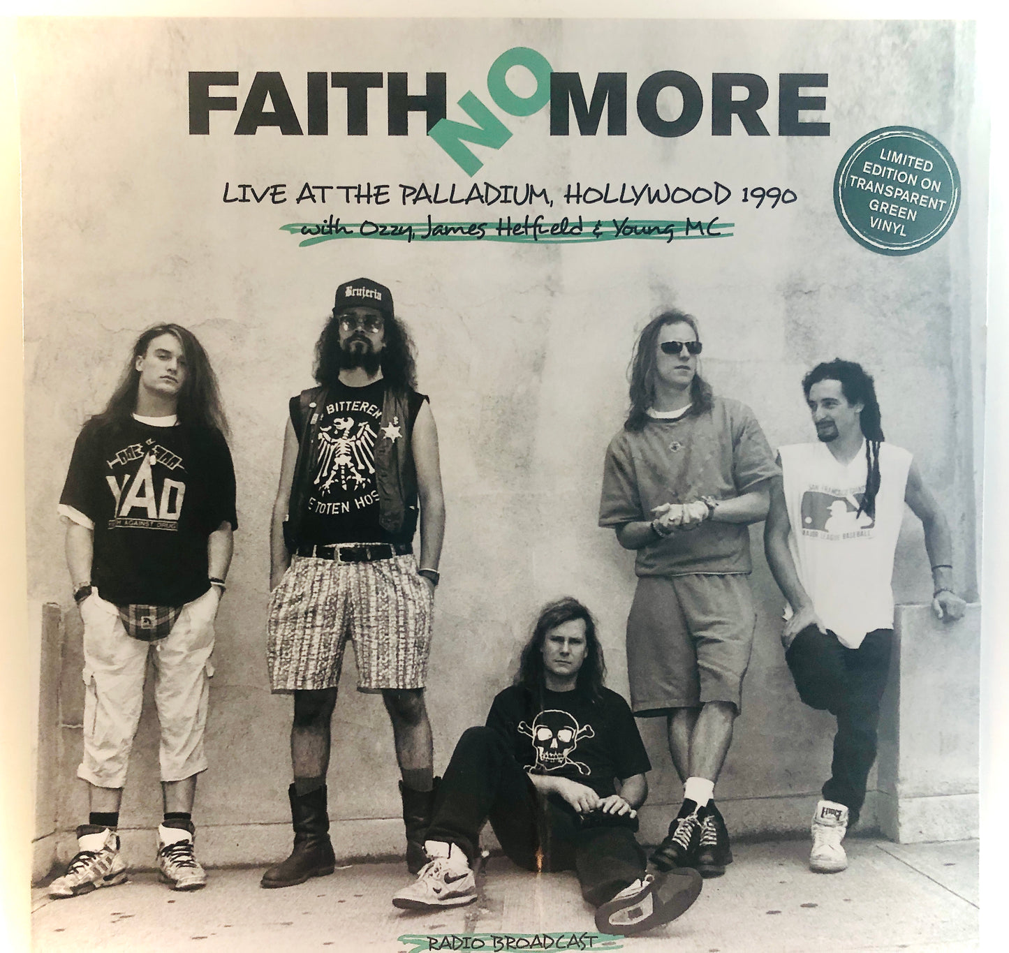 FAITH NO MORE - Live at the Palladium, Hollywood 1990 - Vinile Verde Trasparente