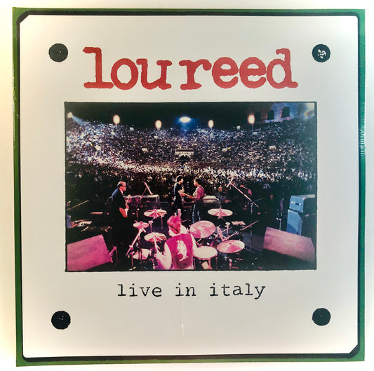 LOU REED - live in italy - Doppio Vinile Nero (Black Double Vinyl)