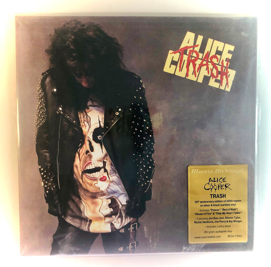 ALICE COOPER - Trash - Vinile Argento / Nero Marmorizzato (Ed. Lim. 30° Anniversario)
