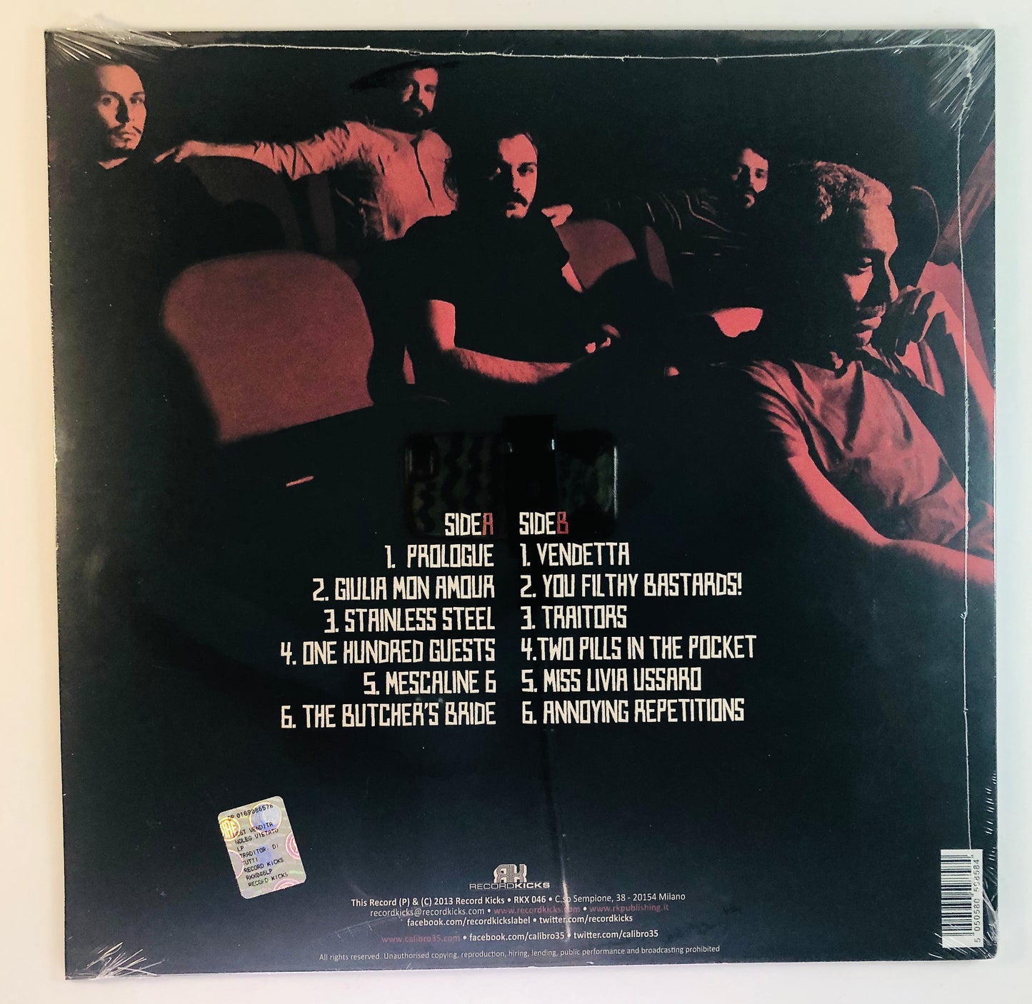 CALIBRO 35 - Traditori di tutti - Vinile Nero (Black Vinyl)