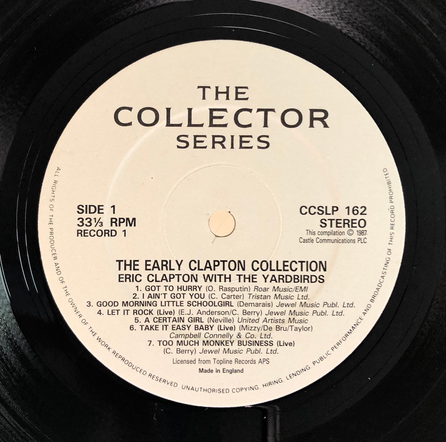 ERIC CLAPTON - The early Clapton collection (The Collector Series) - Doppio Vinile