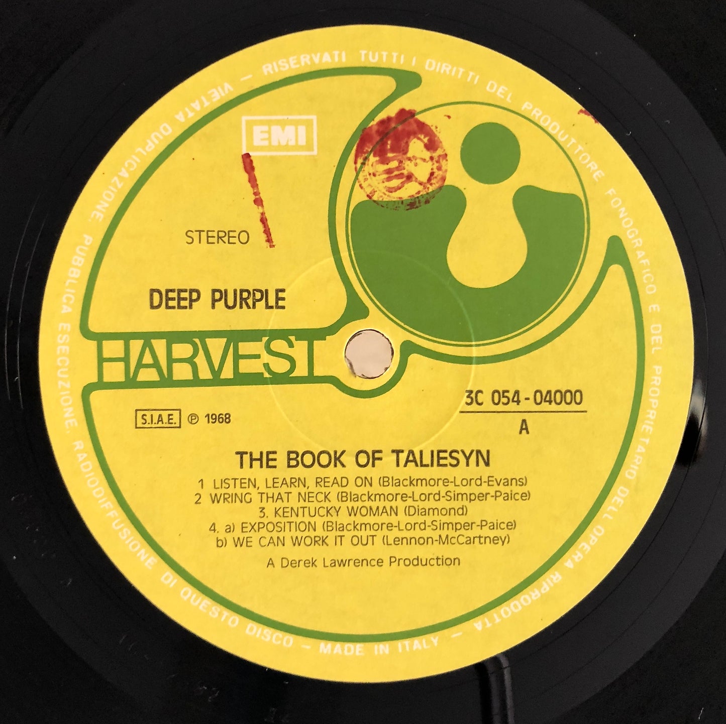 DEEP PURPLE - The Book of Taliesyn - Vinile Nero (Black Vinyl)