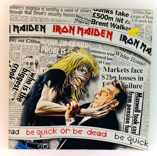 Iron Maiden - Be quick or be dead - Vinile Nero (45rpm) (7" Black Vinyl) (EMI 1992)