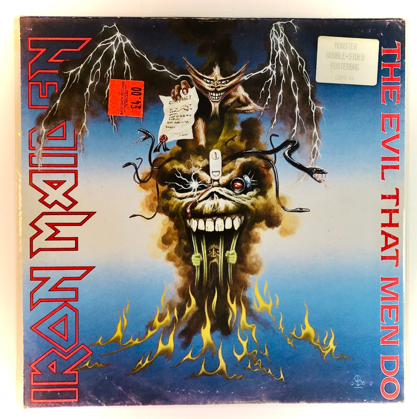 Iron Maiden - The evil that men do - Vinile Nero(45rpm)(7" Black Vinyl) (EMI 1992)