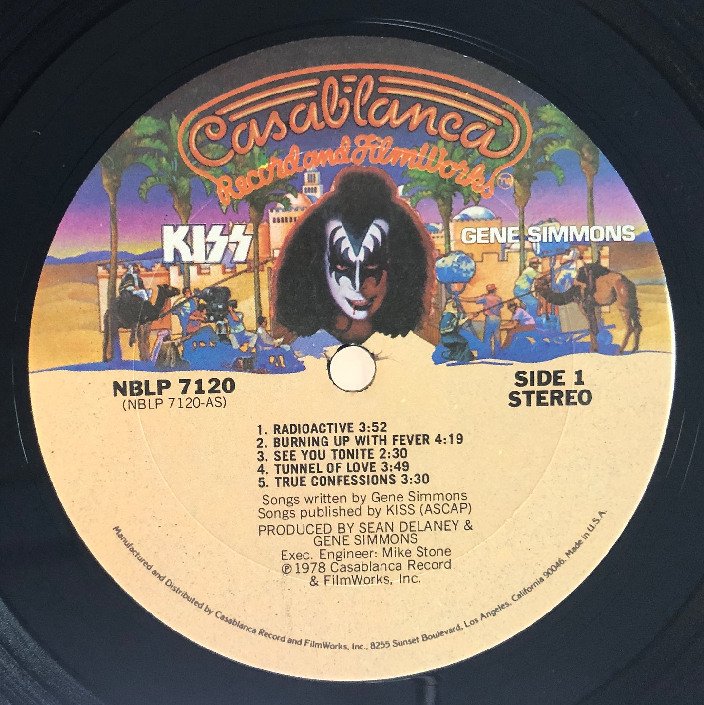 KISS - Gene Simmons - Vinile Nero (Black Vinyl) (Casablanca - 1978 (USA))